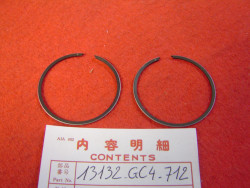Jeu de segments cote 025 de CR80 85/86