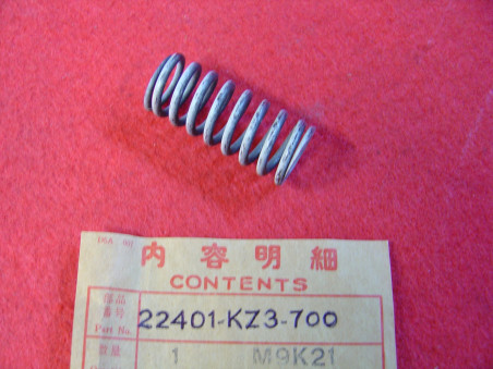 Ressort embrayage blanc Honda CR250RL 90 – Réf. 22401KZ3700