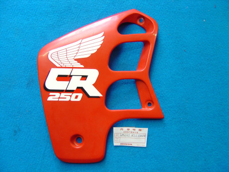 Écope gauche radiateur Honda 250CR RJ 88 - Réf. 19072KS7830ZA