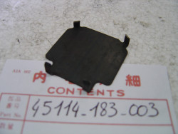 Tole anti vibratoire des plaquettes de frein de MB80SA