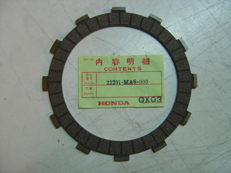 Disque garni d'embrayage Honda – Réf. 22201MA6000