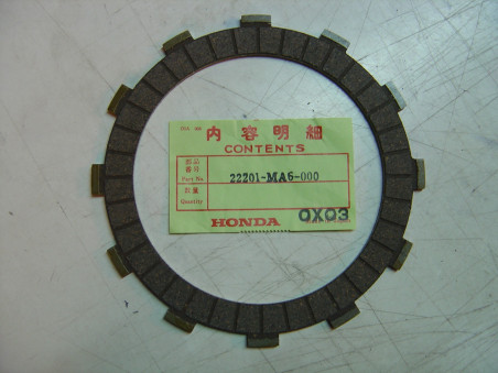 Disque garni d'embrayage Honda – Réf. 22201MA6000