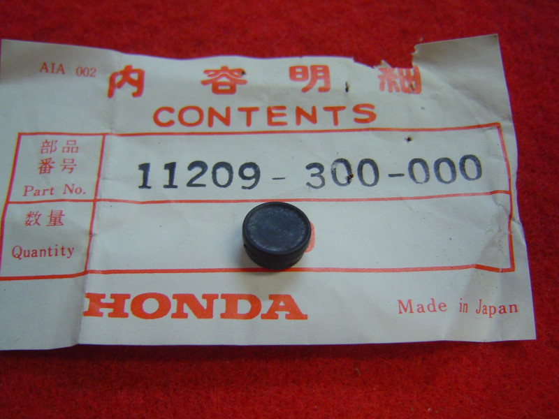 Bouchon caoutchouc carter moteur Honda CB750 - Réf. 11209300000