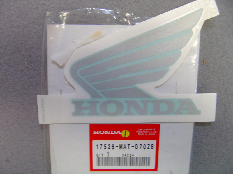 Décor autocollant réservoir gauche Honda CBR1100XX 02-04