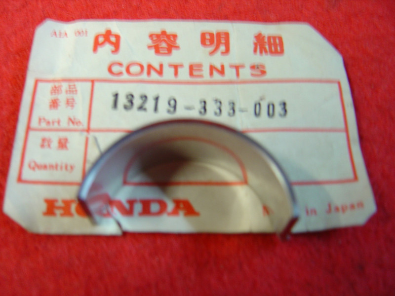 Coussinet bielle (E) rouge de CB350Four CB400F GX360 HONDA 13219-333-003