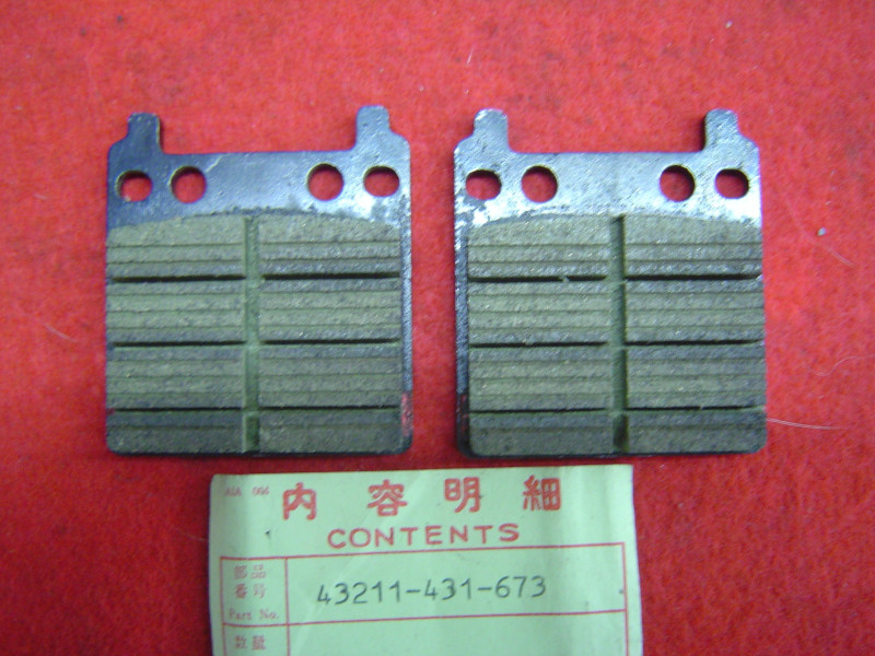 Plaquettes frein AR Honda GL1000 - Réf. 43211431673