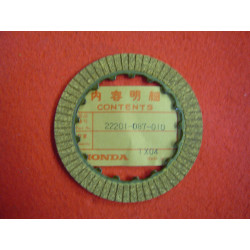 Disque garni embrayage Honda C70 CD70 ST70 - Réf. 22201-087-010