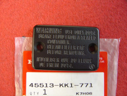 Couvercle maitre cylindre frein AR CB1000 93/96 CBR1000 HONDA 45513-KK1-771