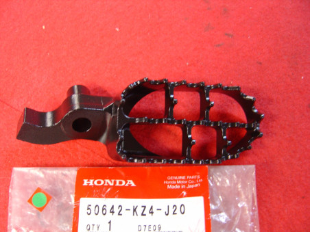 Repose-pied gauche Honda CR125R CR250R 00/01 - Réf. 50642KZ4J20