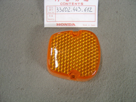 Cabochon Clignotant Honda CB250N CB400N 78-83 | Réf. 33602-443-612