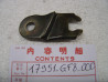 Support Câble Starter Honda QR50 - Référence 17951GF8000