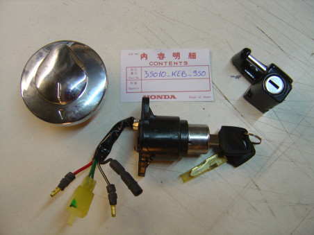Kit Contacteur Clefs + Bouchon Réservoir Honda Rebel