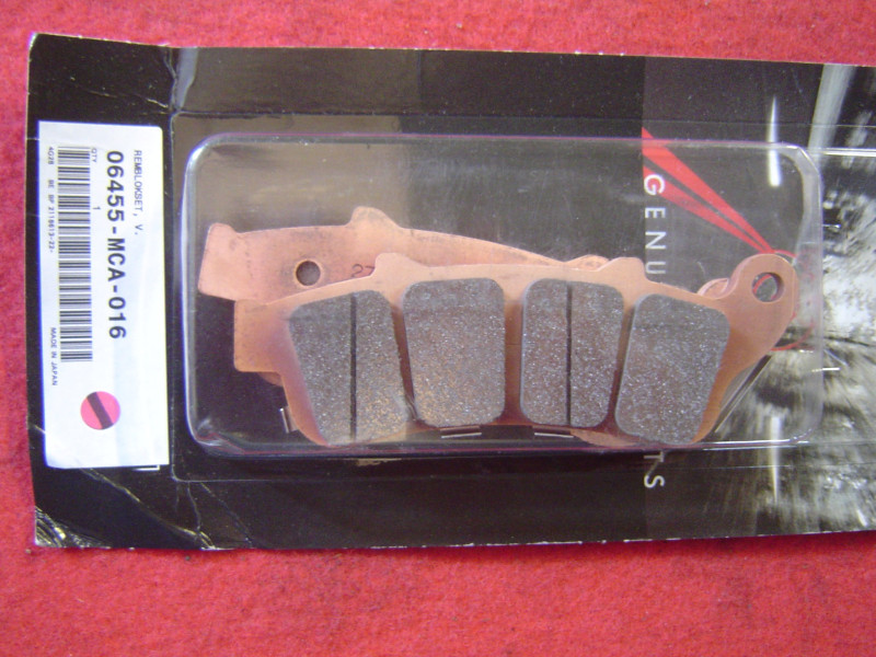 Plaquettes de frein avant Honda GL1800 2008-2016 | 06455MCA016
