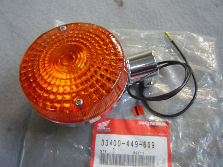 Clignotant Avant Droit Honda GL500 CX500C – Réf. 33400449609