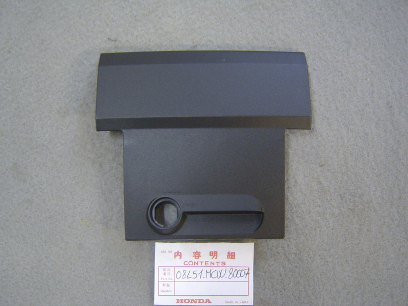 Plaque verrouillage valise Honda CBF600 CBF1000 - 08L51MCW80007