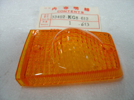 Cabochon clignotant AV droit Honda NH80 - Réf. 33402KG8612
