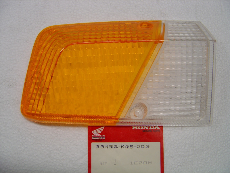 Cabochon clignotant AV gauche Honda CH125 - Réf 33452KG8003