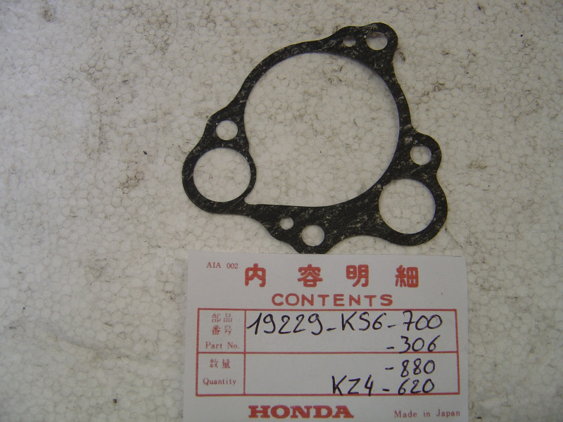 Joint papier pompe à eau Honda CR125R 87/91 - Réf 19229KS6700
