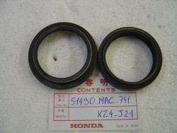Kit joint spi et cache poussières de CR125 97/98 CR250 96 CR500 96-01 D46x5