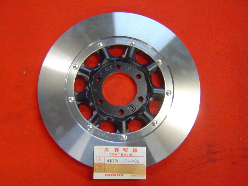 Disque frein avant Honda CB500T CB550F - Réf. 45120374700
