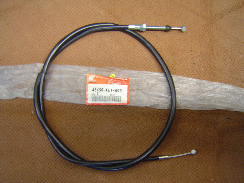 Câble frein avant Honda MTX125 MTX200 83 - Réf. 45450KE1000