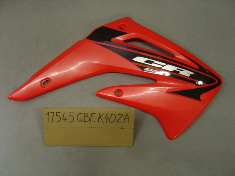 Flanc carénage droit Honda CR85R 2005 - Réf. 17545GBFK40ZA