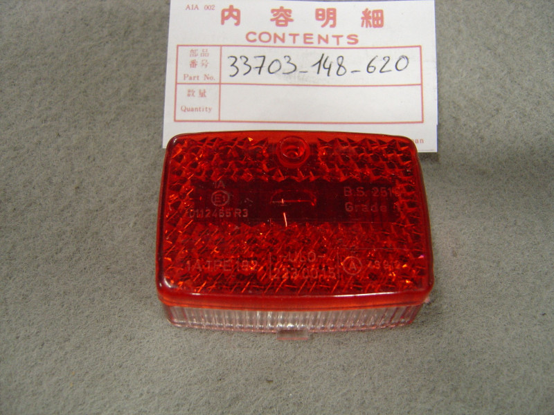 Cabochon feu arrière Honda PA50 Z M - Réf. 33703148620