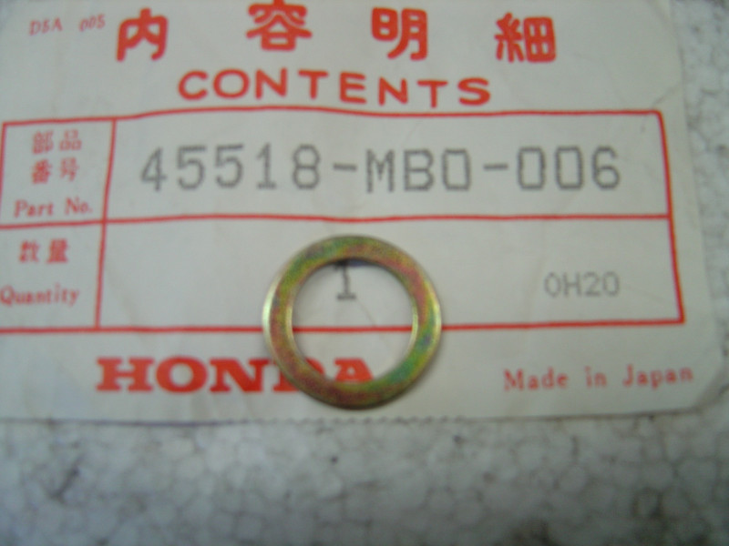 Rondelle butée maître cylindre frein AV Honda 45518MB0006