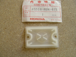 Plaque de diaphragme Maitre cylindre de frein AV de diverses honda 45518-MB4-671