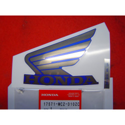 Décor autocollant réservoir gauche Honda CB900F - Réf. 17571MCZD10ZC