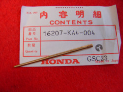 Aiguille carburateur 312 + clip Honda CR250RE 84 – Réf. 16207-KA4-004