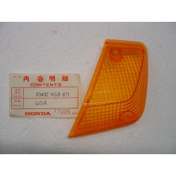 Cabochon Clignotant AV Gauche Honda CH125 - Réf. 33452KG8671