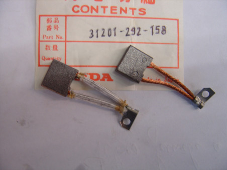 Jeu charbons démarreur Honda 31201-292-158 | Balais moteur