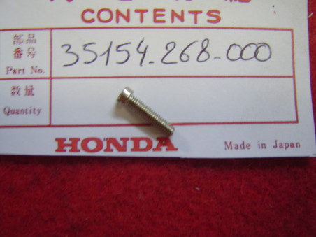 Vis contacteur éclairage phare Honda – Réf. 35154-268-000