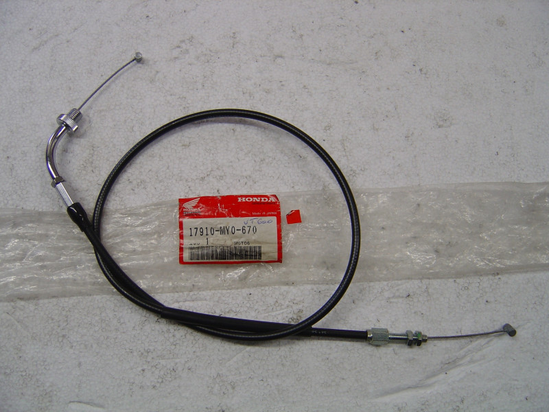 Câble de gaz tirage Honda VT600C 1994 - Réf. 17910MY0670