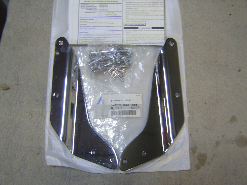 Kit Support Sissibar Porte-Paquet Honda VT125C | 08F75KGB800