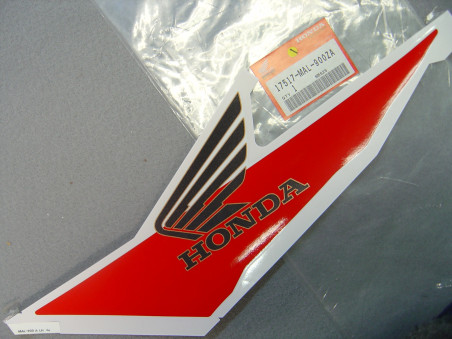 Autocollant réservoir gauche Honda CBR600FT 96 - Réf. 17517MAL900ZA