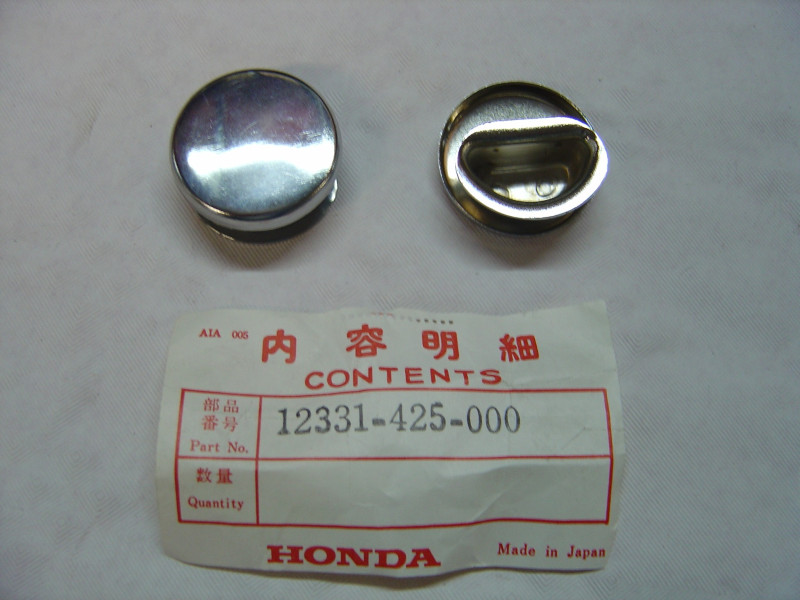 Cache Chromé Embout Arbre à Cames Culasse Honda CB750-1100 BO