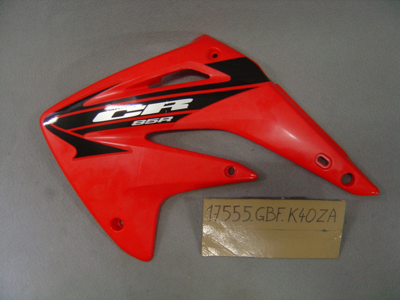 Flanc Carénage Gauche Honda CR85R 2005 - Réf 17555GBFK40ZA