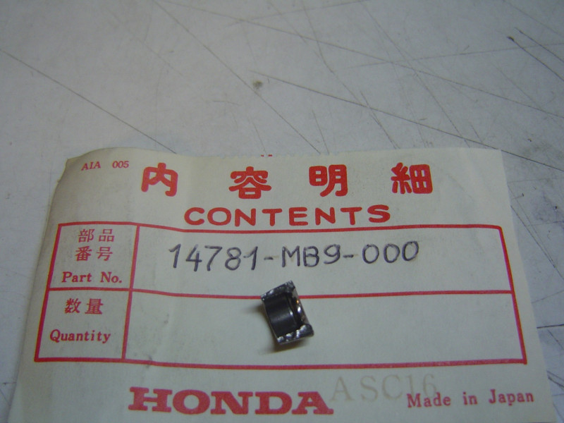 Demi-lune queue soupape Honda 14781-MB9-000