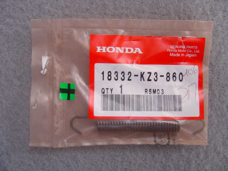 Ressort d'échappement Honda CR250R 1992-1993 | 18332KZ3860