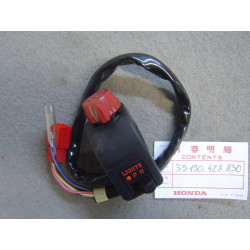 Commodo droit coupe-circuit éclairage Honda XL250 XL500 SB
