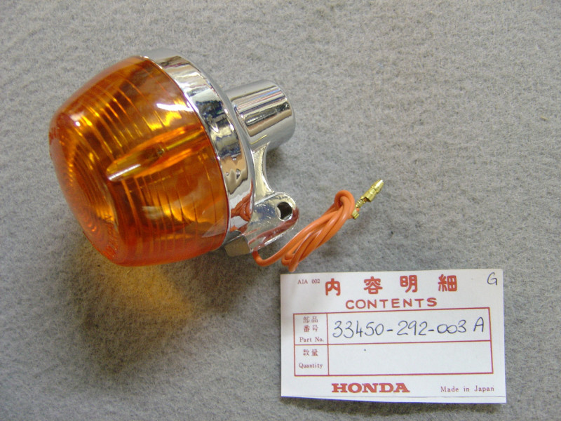 Clignotant gauche Honda CB CX XL Four – Réf. 33450-292-003A
