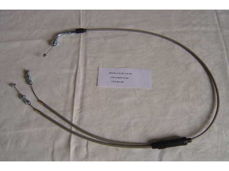 Câble de gaz Honda CB250 CB350 - Réf. 17910-286-000A