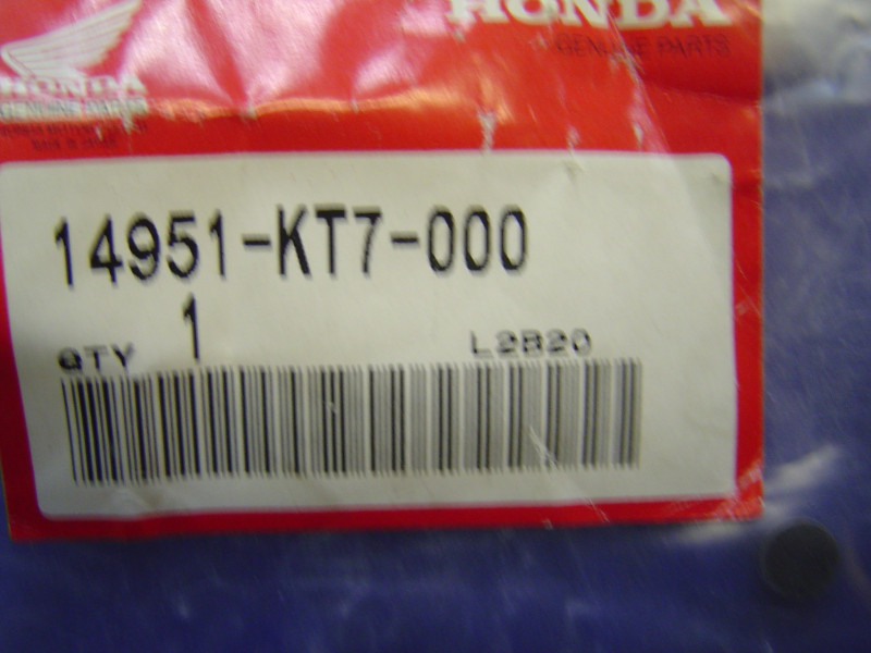 Pastille réglage soupape 7.48x2.45mm Honda 14951-KT7-000