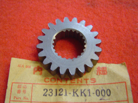 Pignon sortie vilebrequin 20 dts Honda XR250 - Réf 23212KK1000