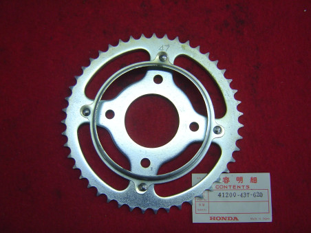 Couronne Transmission AR Honda XL125S 47 dents - Réf. 41200437620