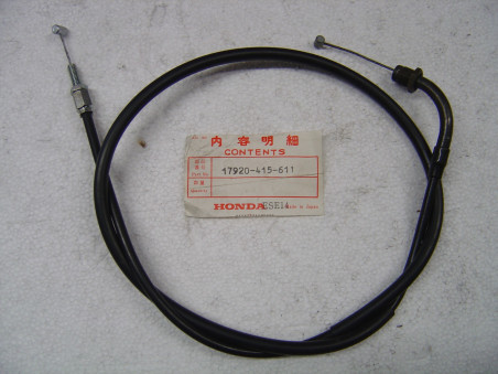 Câble de gaz retour Honda CX500 A – Réf. 17920415611
