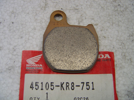 Plaquette frein avant Honda TLM200 RE – Réf. 45105KR8751