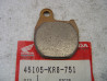 Plaquette frein avant Honda TLM200 RE – Réf. 45105KR8751